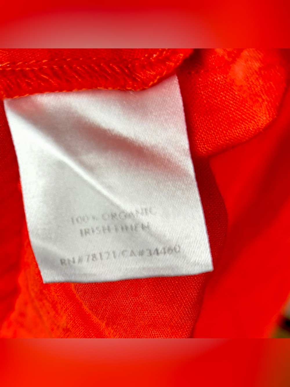 Eileen Fisher Made in USA Organic Irish Linen button down Shirt Women’s Size M - Picture 4 of 9